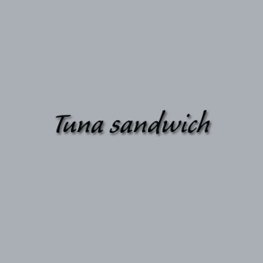 Tuna sandwich