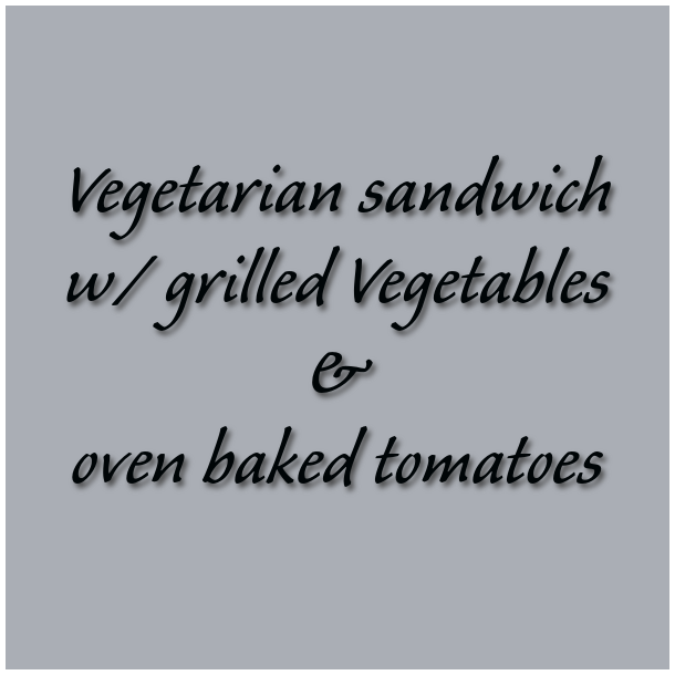 Vegetarian sandwich 