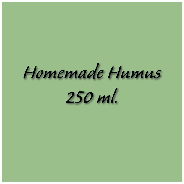 Homemade Humus 250 ml.