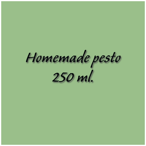 Homemade pesto 250 ml.