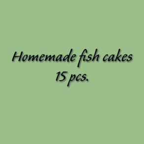 Homemade fish cakes 15 pcs.