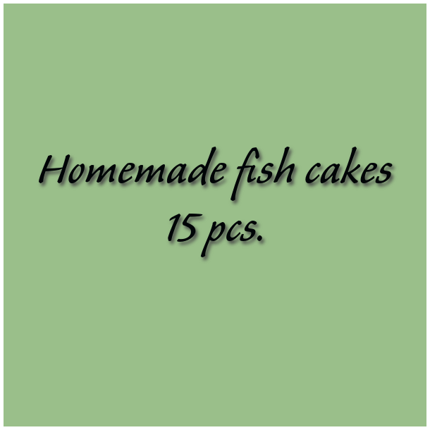 Homemade fish cakes 15 pcs.
