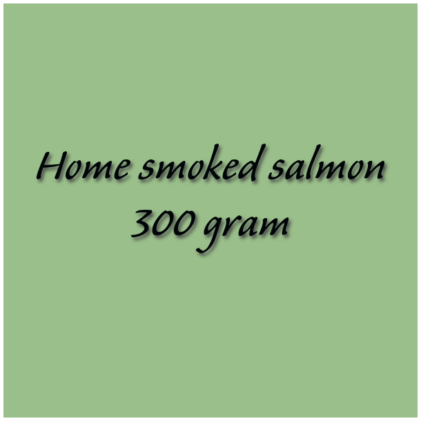 Home smoked salmon 300 gram