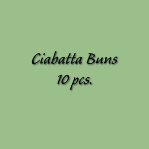 Ciabatta Buns 10 pcs.